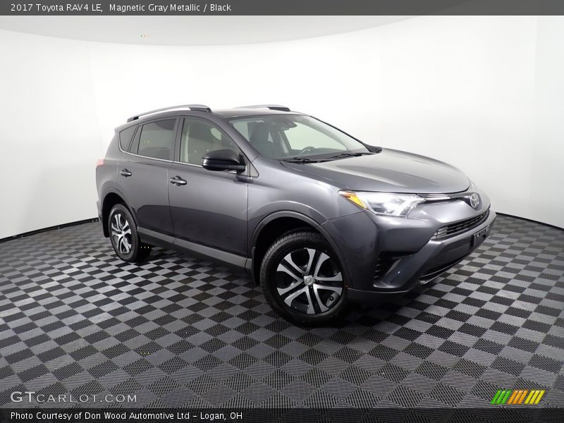 Magnetic Gray Metallic / Black 2017 Toyota RAV4 LE