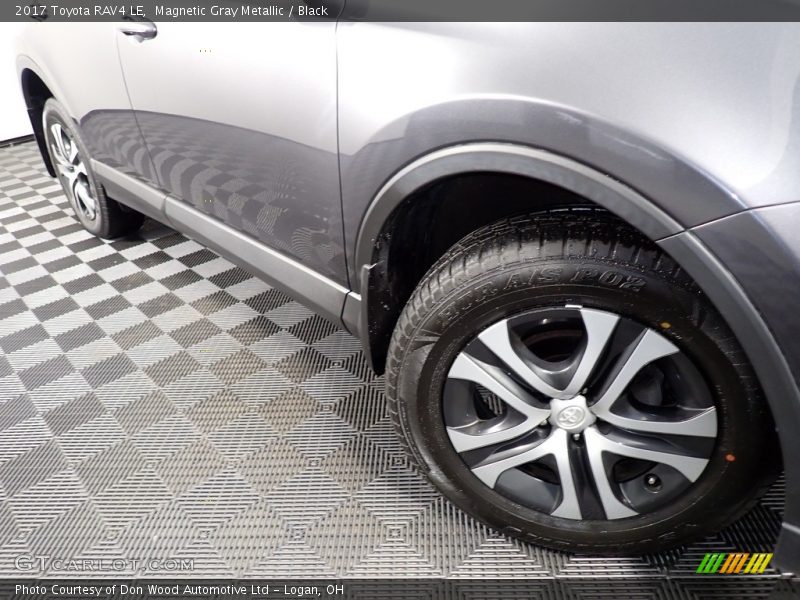 Magnetic Gray Metallic / Black 2017 Toyota RAV4 LE