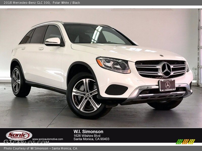 Polar White / Black 2018 Mercedes-Benz GLC 300