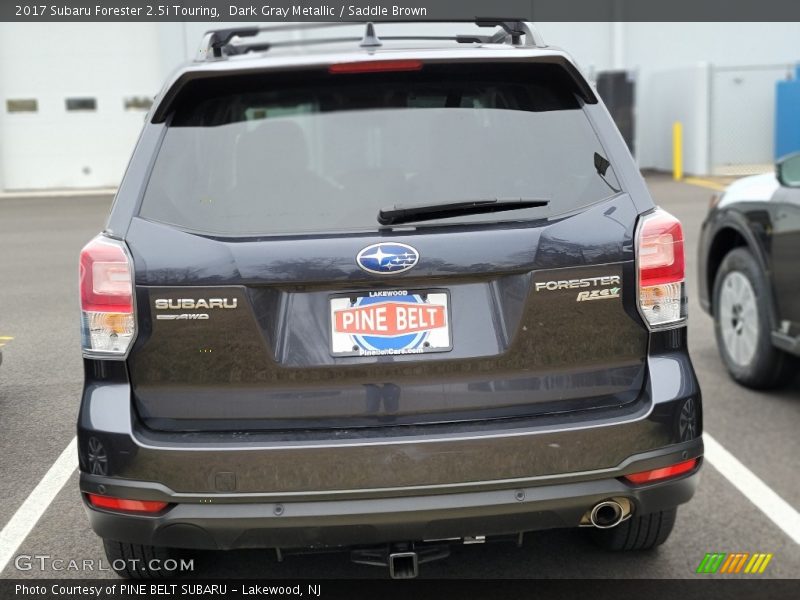 Dark Gray Metallic / Saddle Brown 2017 Subaru Forester 2.5i Touring