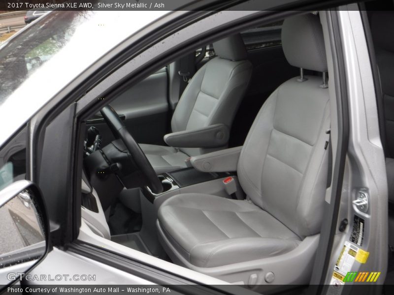 Silver Sky Metallic / Ash 2017 Toyota Sienna XLE AWD