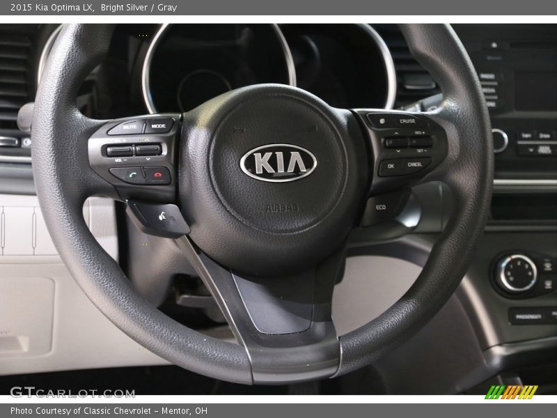 Bright Silver / Gray 2015 Kia Optima LX