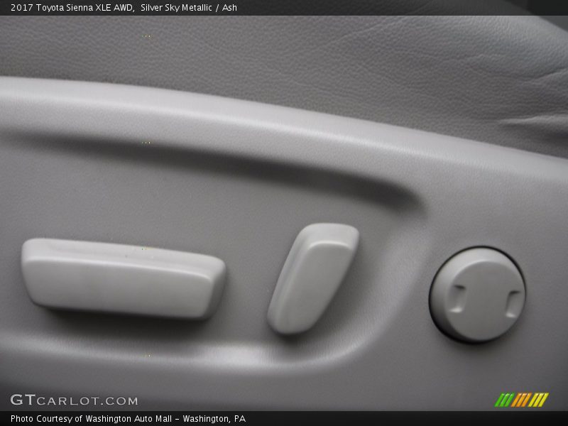 Silver Sky Metallic / Ash 2017 Toyota Sienna XLE AWD