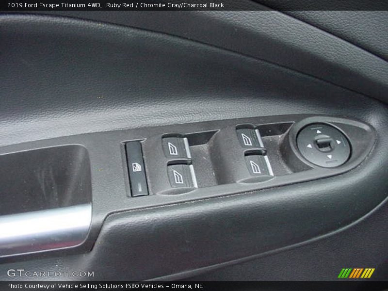 Ruby Red / Chromite Gray/Charcoal Black 2019 Ford Escape Titanium 4WD