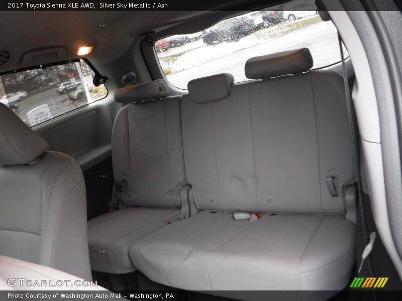 Silver Sky Metallic / Ash 2017 Toyota Sienna XLE AWD