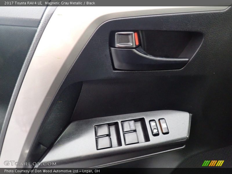 Magnetic Gray Metallic / Black 2017 Toyota RAV4 LE