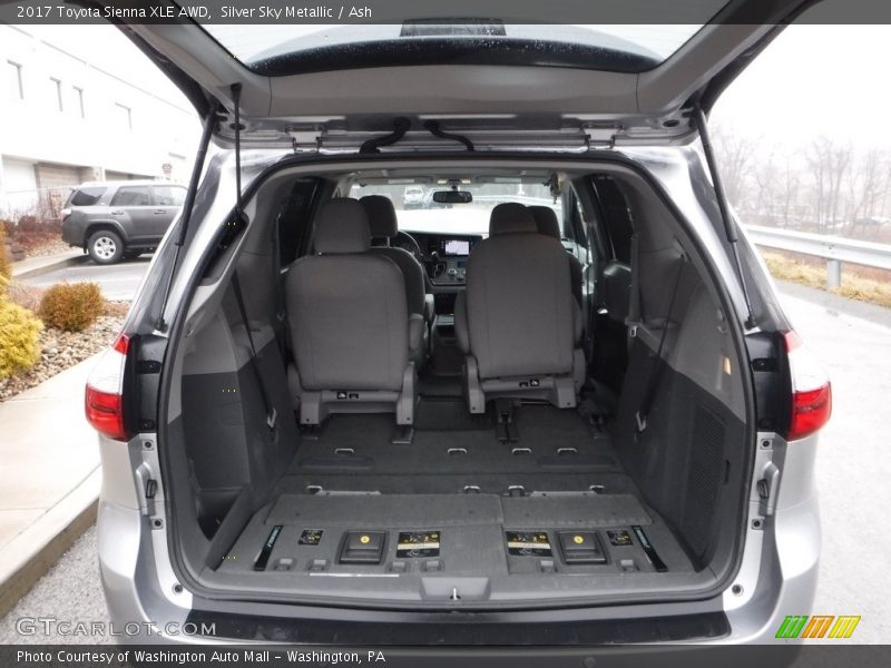 Silver Sky Metallic / Ash 2017 Toyota Sienna XLE AWD