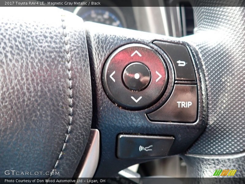 Magnetic Gray Metallic / Black 2017 Toyota RAV4 LE