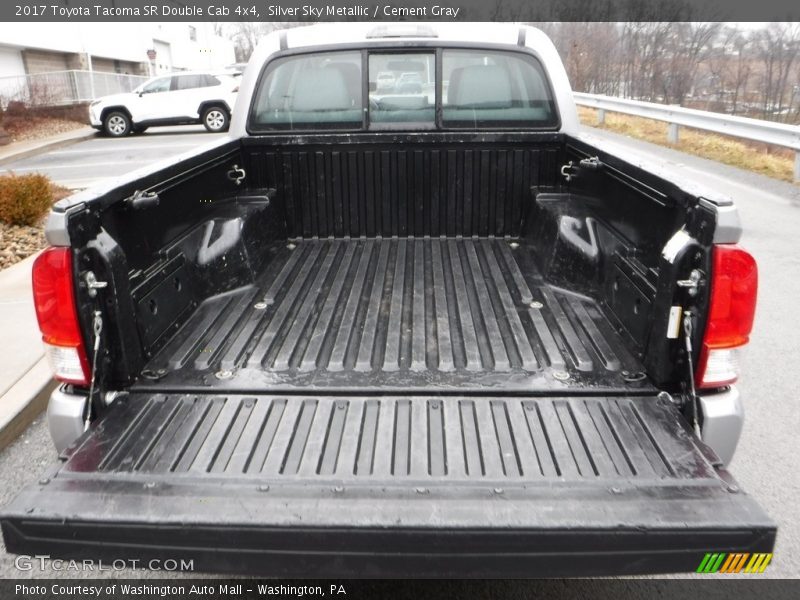 Silver Sky Metallic / Cement Gray 2017 Toyota Tacoma SR Double Cab 4x4