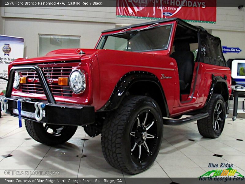 Castillo Red / Black 1976 Ford Bronco Restomod 4x4