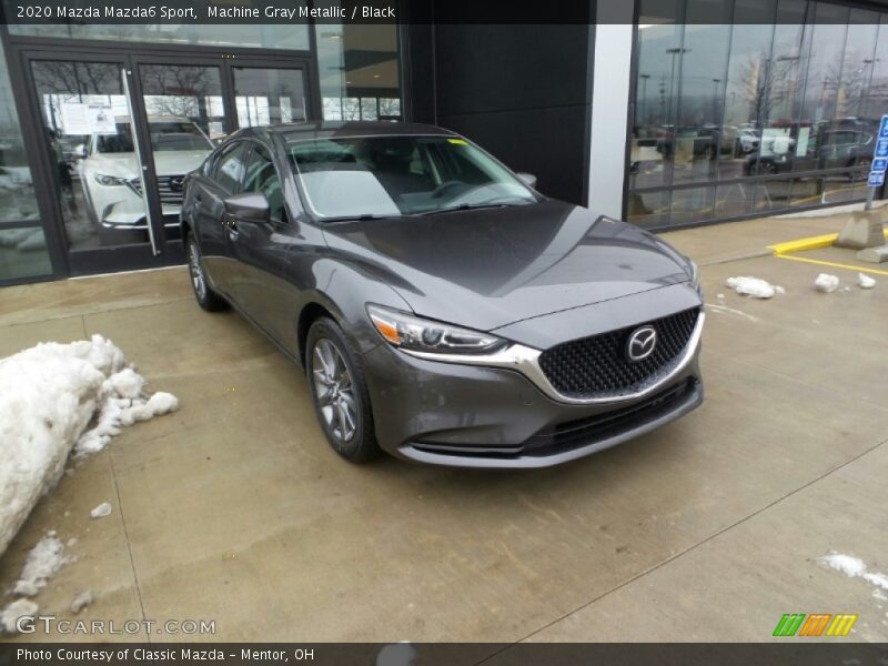 Machine Gray Metallic / Black 2020 Mazda Mazda6 Sport