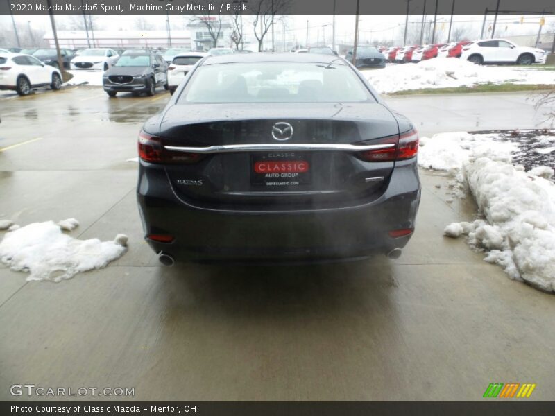 Machine Gray Metallic / Black 2020 Mazda Mazda6 Sport