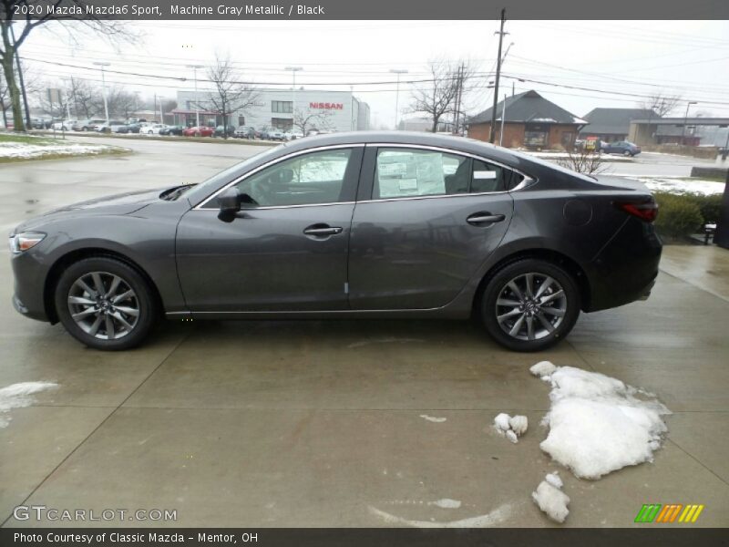 Machine Gray Metallic / Black 2020 Mazda Mazda6 Sport