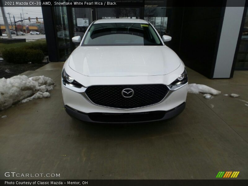 Snowflake White Pearl Mica / Black 2021 Mazda CX-30 AWD