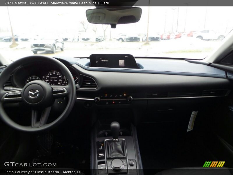 Snowflake White Pearl Mica / Black 2021 Mazda CX-30 AWD