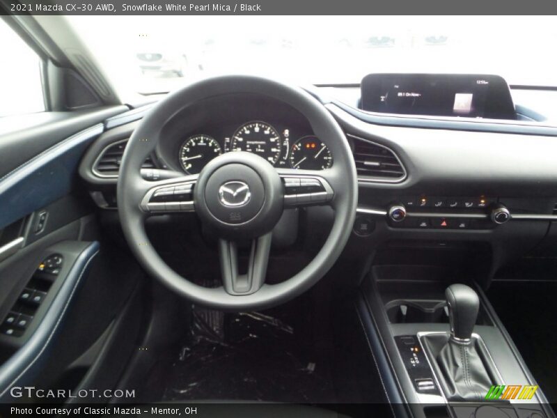 Snowflake White Pearl Mica / Black 2021 Mazda CX-30 AWD