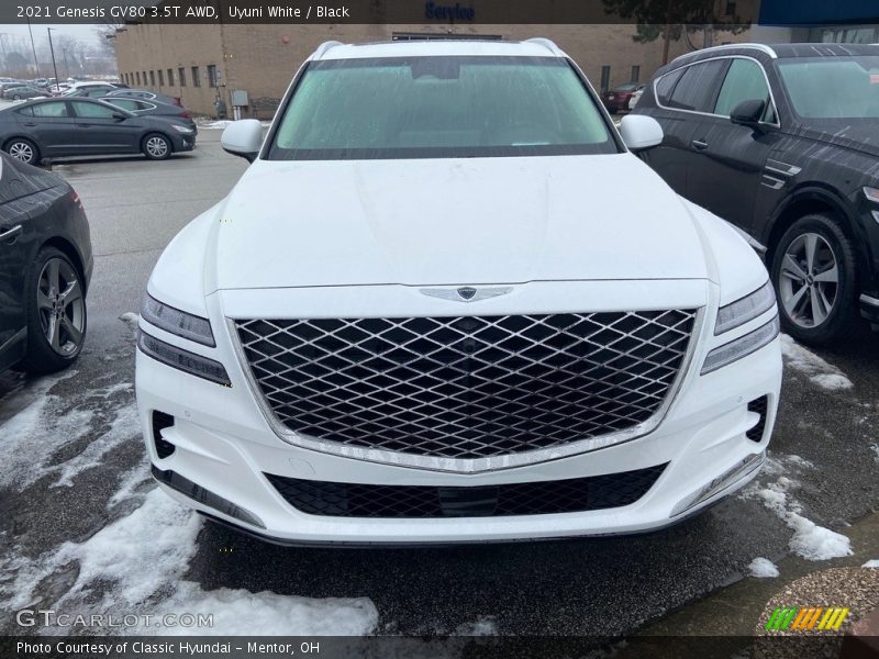 Uyuni White / Black 2021 Genesis GV80 3.5T AWD
