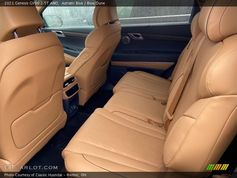 Adriatic Blue / Blue/Dune 2021 Genesis GV80 2.5T AWD