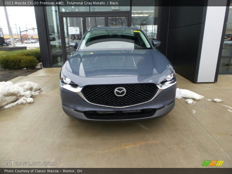 Polymetal Gray Metallic / Black 2021 Mazda CX-30 Premium AWD