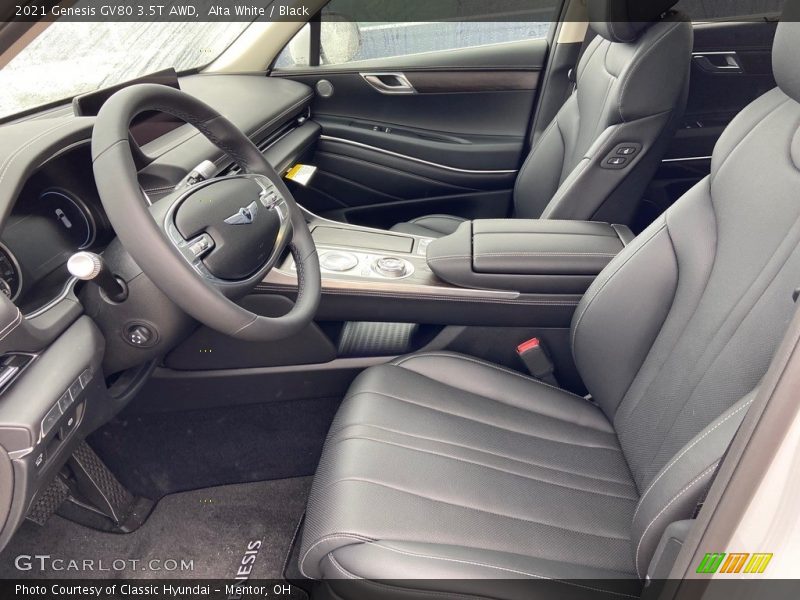 Front Seat of 2021 GV80 3.5T AWD