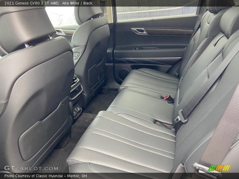 Rear Seat of 2021 GV80 3.5T AWD
