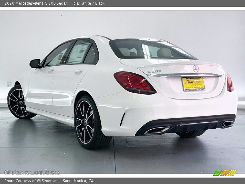 Polar White / Black 2020 Mercedes-Benz C 300 Sedan