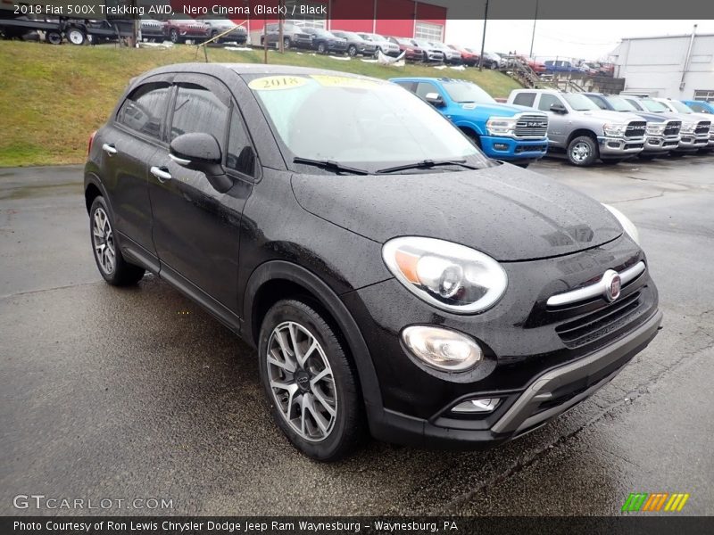 Nero Cinema (Black) / Black 2018 Fiat 500X Trekking AWD