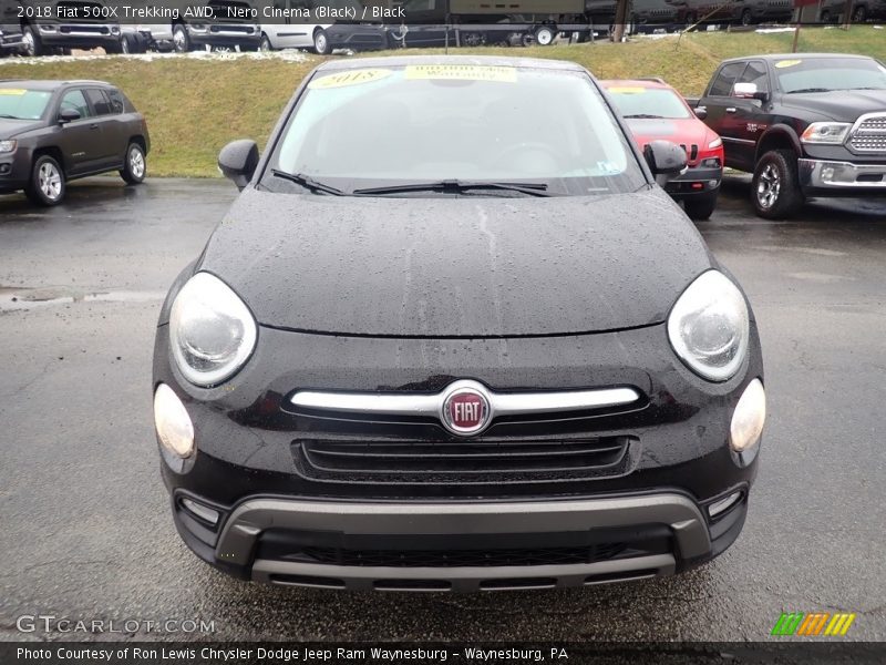 Nero Cinema (Black) / Black 2018 Fiat 500X Trekking AWD