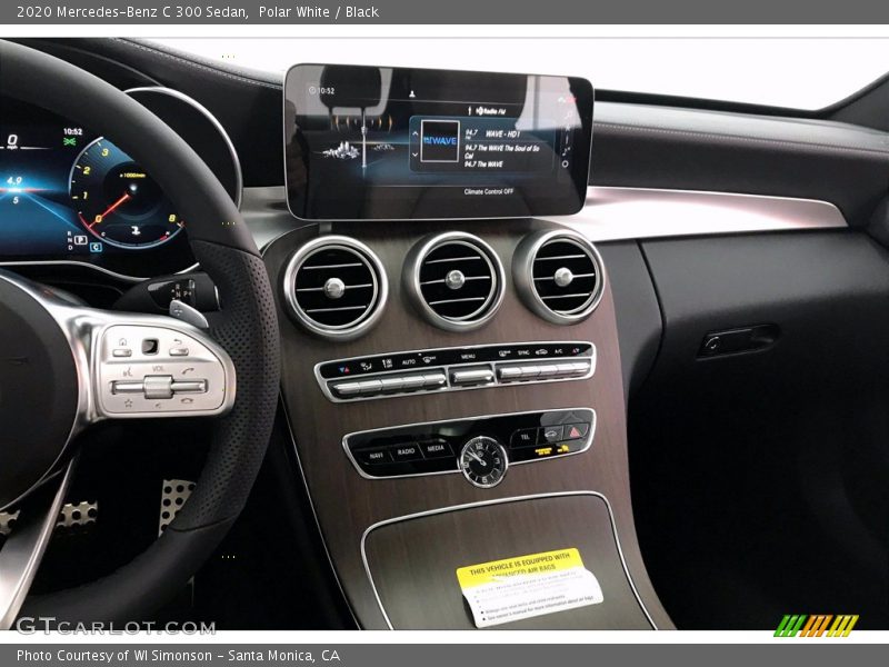 Polar White / Black 2020 Mercedes-Benz C 300 Sedan