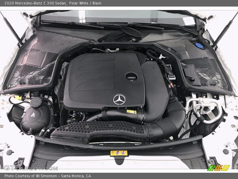 Polar White / Black 2020 Mercedes-Benz C 300 Sedan
