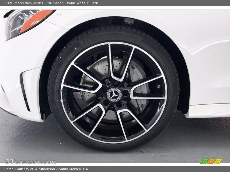 Polar White / Black 2020 Mercedes-Benz C 300 Sedan