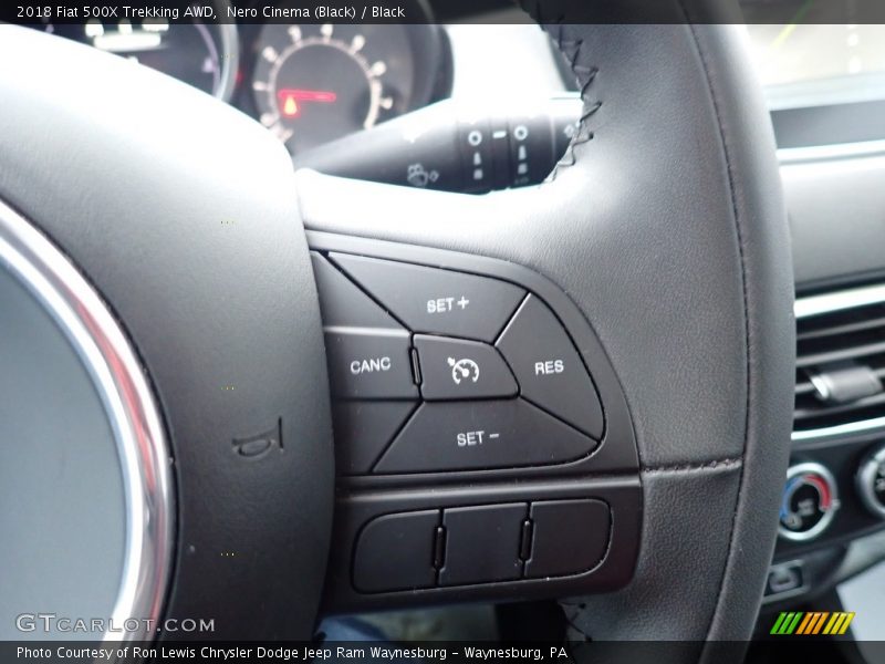 Nero Cinema (Black) / Black 2018 Fiat 500X Trekking AWD