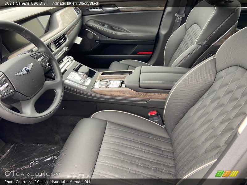 Front Seat of 2021 G90 3.3T