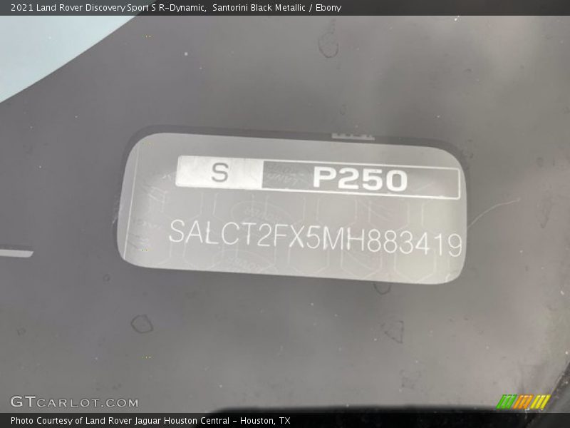 Santorini Black Metallic / Ebony 2021 Land Rover Discovery Sport S R-Dynamic