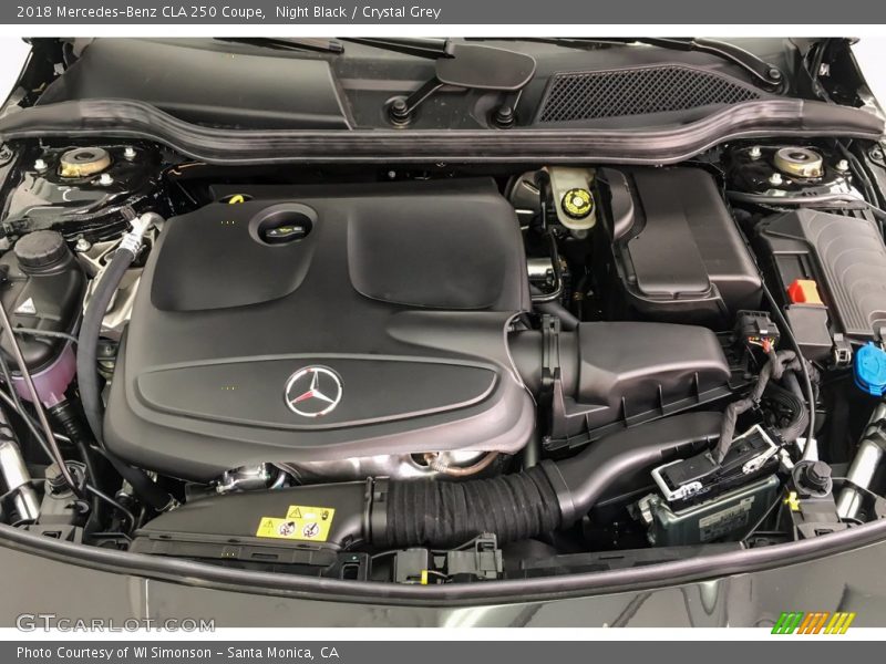 Night Black / Crystal Grey 2018 Mercedes-Benz CLA 250 Coupe