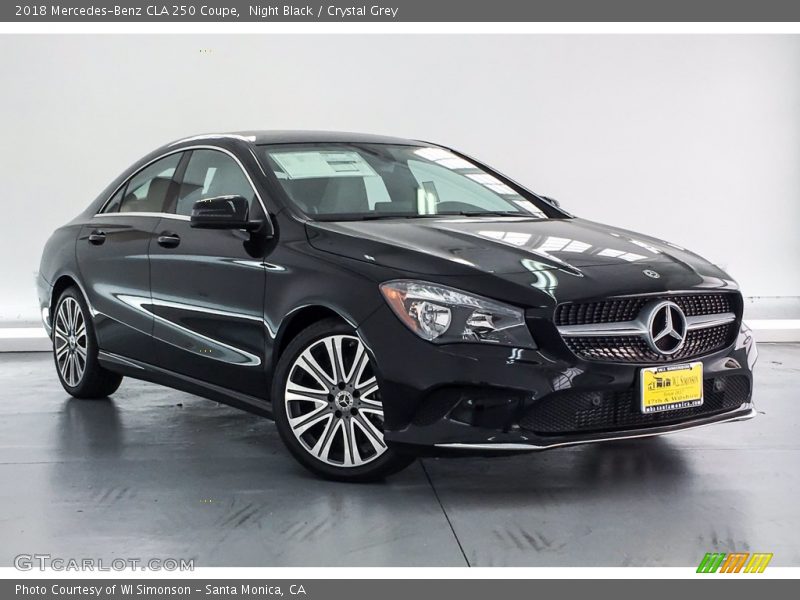 Night Black / Crystal Grey 2018 Mercedes-Benz CLA 250 Coupe