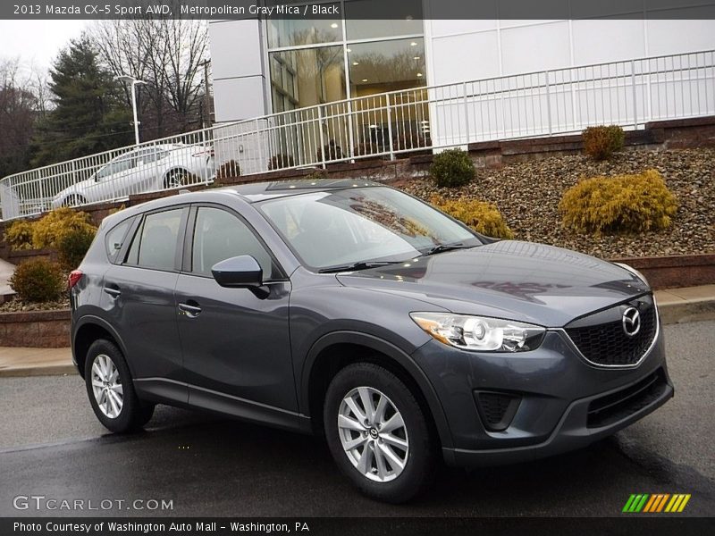 Metropolitan Gray Mica / Black 2013 Mazda CX-5 Sport AWD