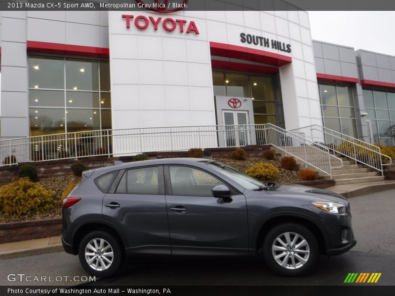 Metropolitan Gray Mica / Black 2013 Mazda CX-5 Sport AWD