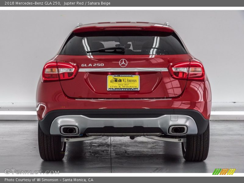 Jupiter Red / Sahara Beige 2018 Mercedes-Benz GLA 250