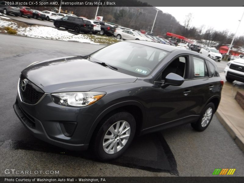 Metropolitan Gray Mica / Black 2013 Mazda CX-5 Sport AWD