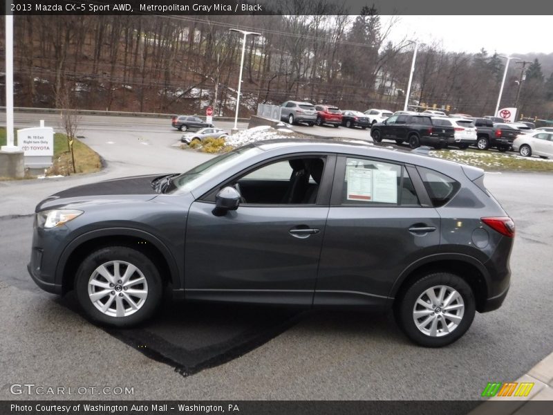 Metropolitan Gray Mica / Black 2013 Mazda CX-5 Sport AWD