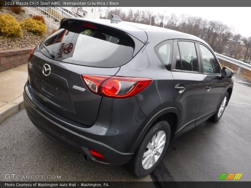 Metropolitan Gray Mica / Black 2013 Mazda CX-5 Sport AWD
