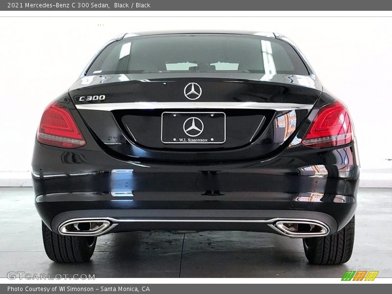 Black / Black 2021 Mercedes-Benz C 300 Sedan