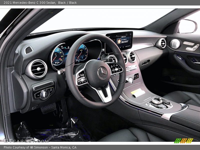 Black / Black 2021 Mercedes-Benz C 300 Sedan