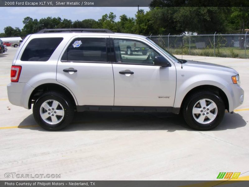 Silver Metallic / Stone 2008 Ford Escape XLT V6