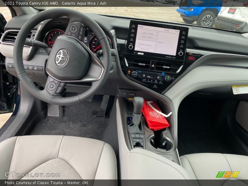 Galactic Aqua Mica / Ash 2021 Toyota Camry XSE AWD