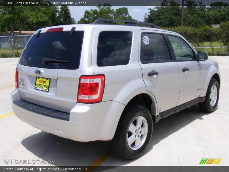 Silver Metallic / Stone 2008 Ford Escape XLT V6