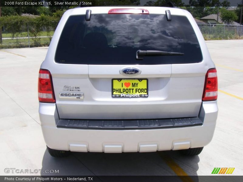 Silver Metallic / Stone 2008 Ford Escape XLT V6
