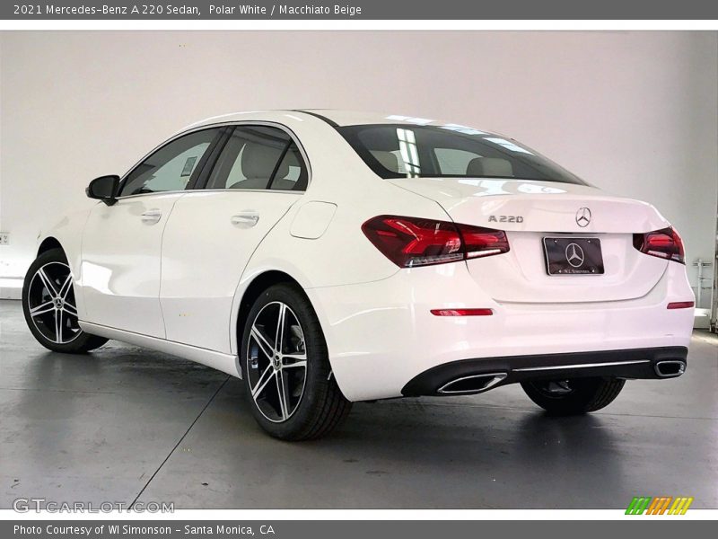 Polar White / Macchiato Beige 2021 Mercedes-Benz A 220 Sedan