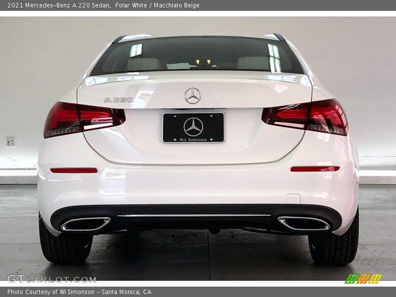 Polar White / Macchiato Beige 2021 Mercedes-Benz A 220 Sedan